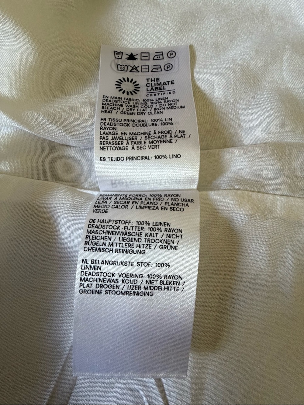 NEW Reformation Cecilia Linen Maxi Dress Floating Rose White Floral | US 4 UK 8 - Picture 12 of 13
